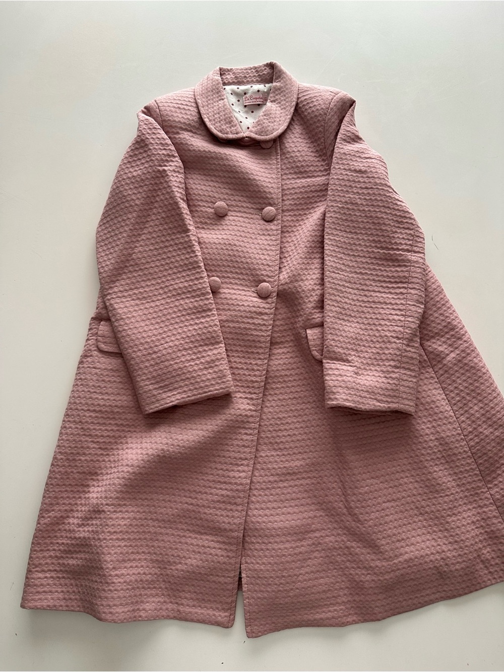 La Coqueta lined dress coat